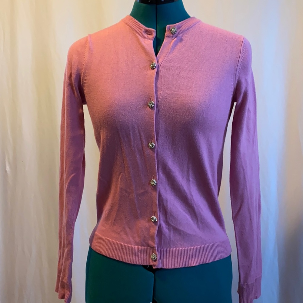 🌸 Gap Lightweight Cardi 🌸 Jewel Button Detail - Sweetheart Pink,  Sz Small